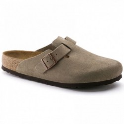 Birkenstock Boston Lit de pied souple Taupe