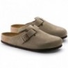 Birkenstock Boston Lit de pied souple Taupe