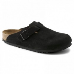 Birkenstock Boston Lit de pied souple Noir