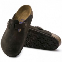 Birkenstock Boston Lit de pied souple Mocha