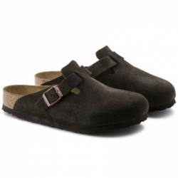 Birkenstock Boston Lit de pied souple Mocha