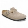 Birkenstock Boston Braided Suède Taupe