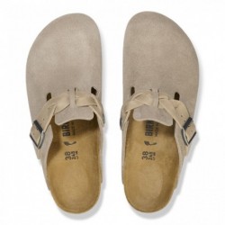 Birkenstock Boston Braided Suède Taupe