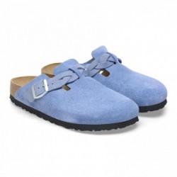 Birkenstock Boston Braided Suède Elemental Blue