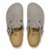 Birkenstock Boston Suède estampé Emboss Dots Stone Coin