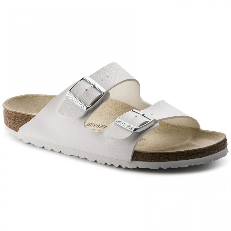 Birkenstock Arizona Birko-Flor White