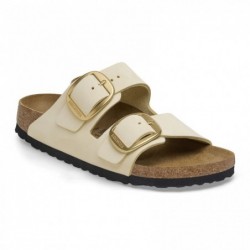 Birkenstock Arizona Big Buckle Cuir nubuck Ecru