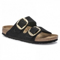 Birkenstock Arizona Big Buckle Cuir nubuck Black