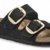 Birkenstock Arizona Big Buckle Cuir nubuck Black