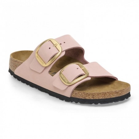 Birkenstock Arizona Big Buckle Cuir nubuck Soft Pink