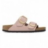 Birkenstock Arizona Big Buckle Cuir nubuck Soft Pink