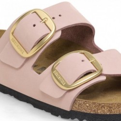 Birkenstock Arizona Big Buckle Cuir nubuck Soft Pink