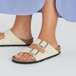 Birkenstock Arizona Cuir nubuck Soft Ecru