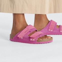 Birkenstock Uji Nubuck/Suède Fuchsia Tulip