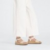 Birkenstock Glenda French Piping Cuir naturel/Synthétique Natural/White