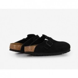 Birkenstock BOSTON SUEDE NOIR