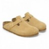 Birkenstock Boston Suède Latte Cream