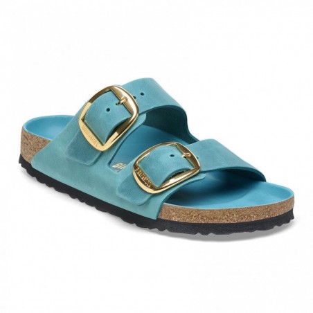 Birkenstock Arizona Big Buckle Cuir huilé Biscay Bay