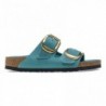 Birkenstock Arizona Big Buckle Cuir huilé Biscay Bay