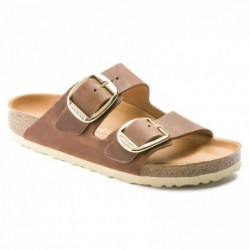 Birkenstock Arizona Big Buckle Cuir huilé Cognac