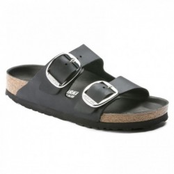 Birkenstock Arizona Big Buckle Cuir huilé Noir