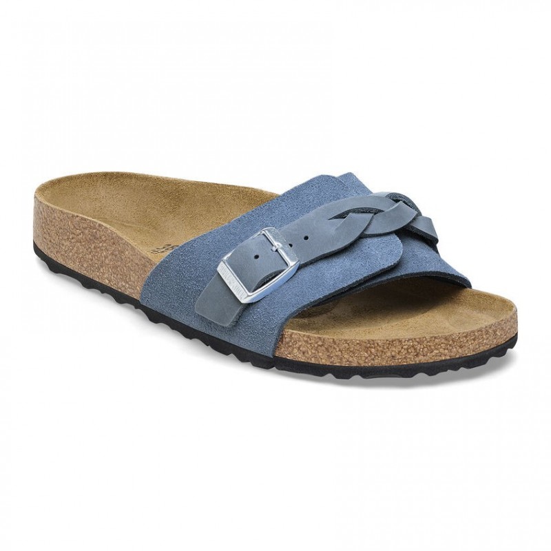 Birkenstock Oita Braided Suède Bleu