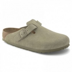 Birkenstock Boston Suède Faded Khaki