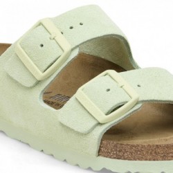 Birkenstock Arizona Suède Faded Lime