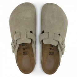 Birkenstock Boston Suède Faded Khaki