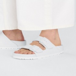 Birkenstock Arizona Cuir naturel Blanc