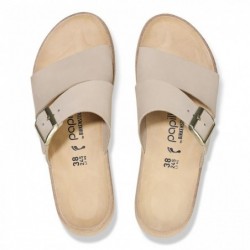 Birkenstock Almina Cuir nubuck Sandcastle