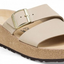 Birkenstock Almina Cuir nubuck Sandcastle