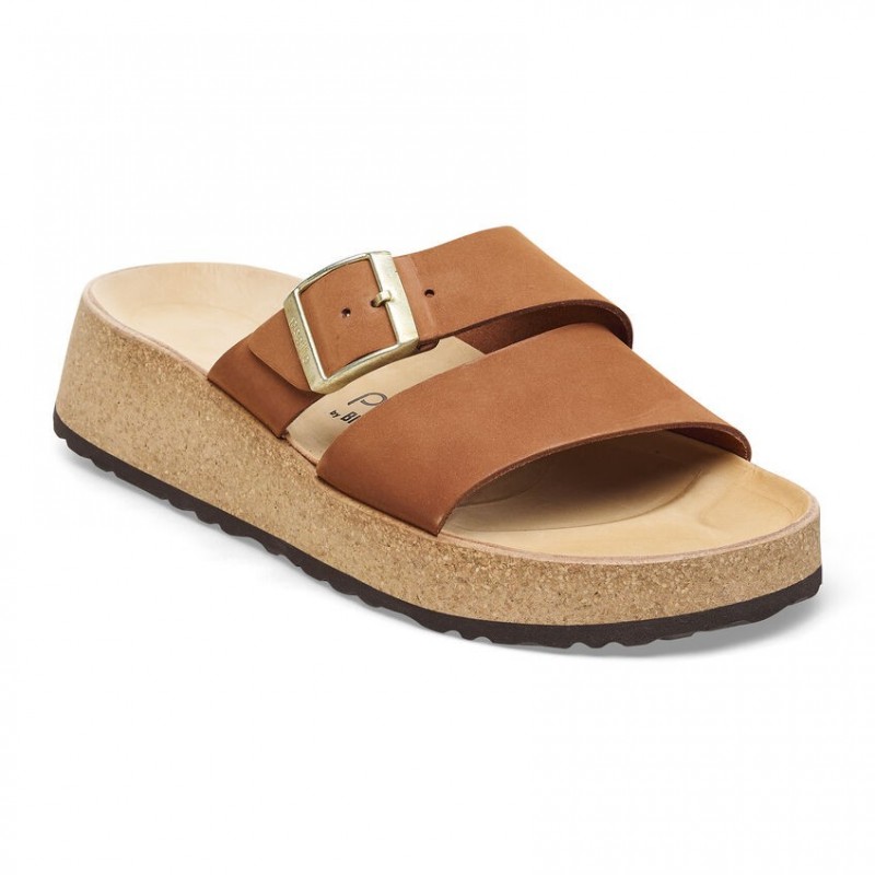 Birkenstock Almina Cuir nubuck Pecan