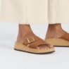 Birkenstock Almina Cuir nubuck Pecan