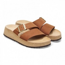 Birkenstock Almina Cuir nubuck Pecan