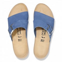 Birkenstock Almina Cuir nubuck Bleu