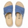 Birkenstock Almina Cuir nubuck Bleu