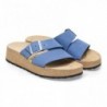 Birkenstock Almina Cuir nubuck Bleu