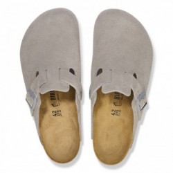 Birkenstock Boston Suède Stone Coin