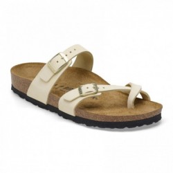 Birkenstock Mayari Cuir nubuck Soft Ecru