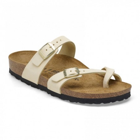 Birkenstock Mayari Cuir nubuck Soft Ecru