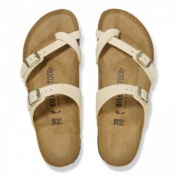 Birkenstock Mayari Cuir nubuck Soft Ecru