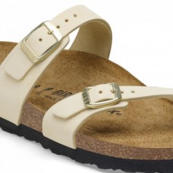 Birkenstock Mayari Cuir nubuck Soft Ecru