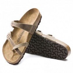 Birkenstock Mayari Cuir huilé Brun