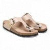 Birkenstock Gizeh Big Buckle Cuir naturel verni New Beige