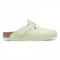 Birkenstock Boston Suède Faded Lime