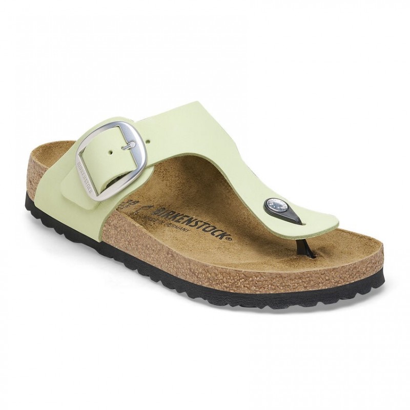 Birkenstock Gizeh Big Buckle Cuir nubuck Ecru