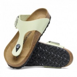 Birkenstock Gizeh Big Buckle Cuir nubuck Ecru