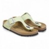 Birkenstock Gizeh Big Buckle Cuir nubuck Ecru