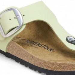 Birkenstock Gizeh Big Buckle Cuir nubuck Ecru